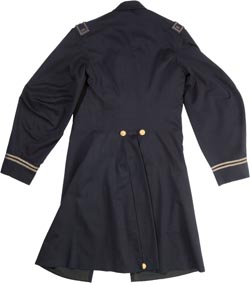 U.S. Navy American Civil War Officer's Frock Coat ( rear view )