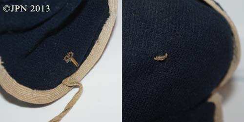 Civil War Navy Enlisted Cap Specialist  Fatigue  Artisan's sailor-made, hook and eye details image