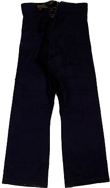 Civil War Navy Enlisted Blue Broad Fall Trousers Rear 01